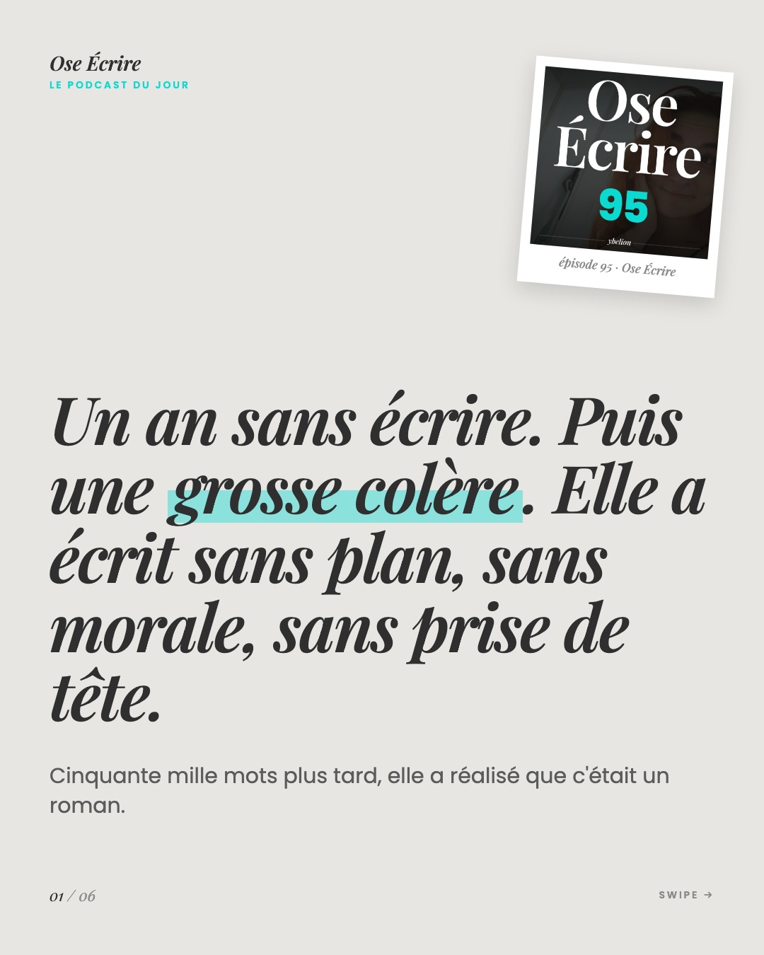 Slide 1 du carousel de l'épisode 95