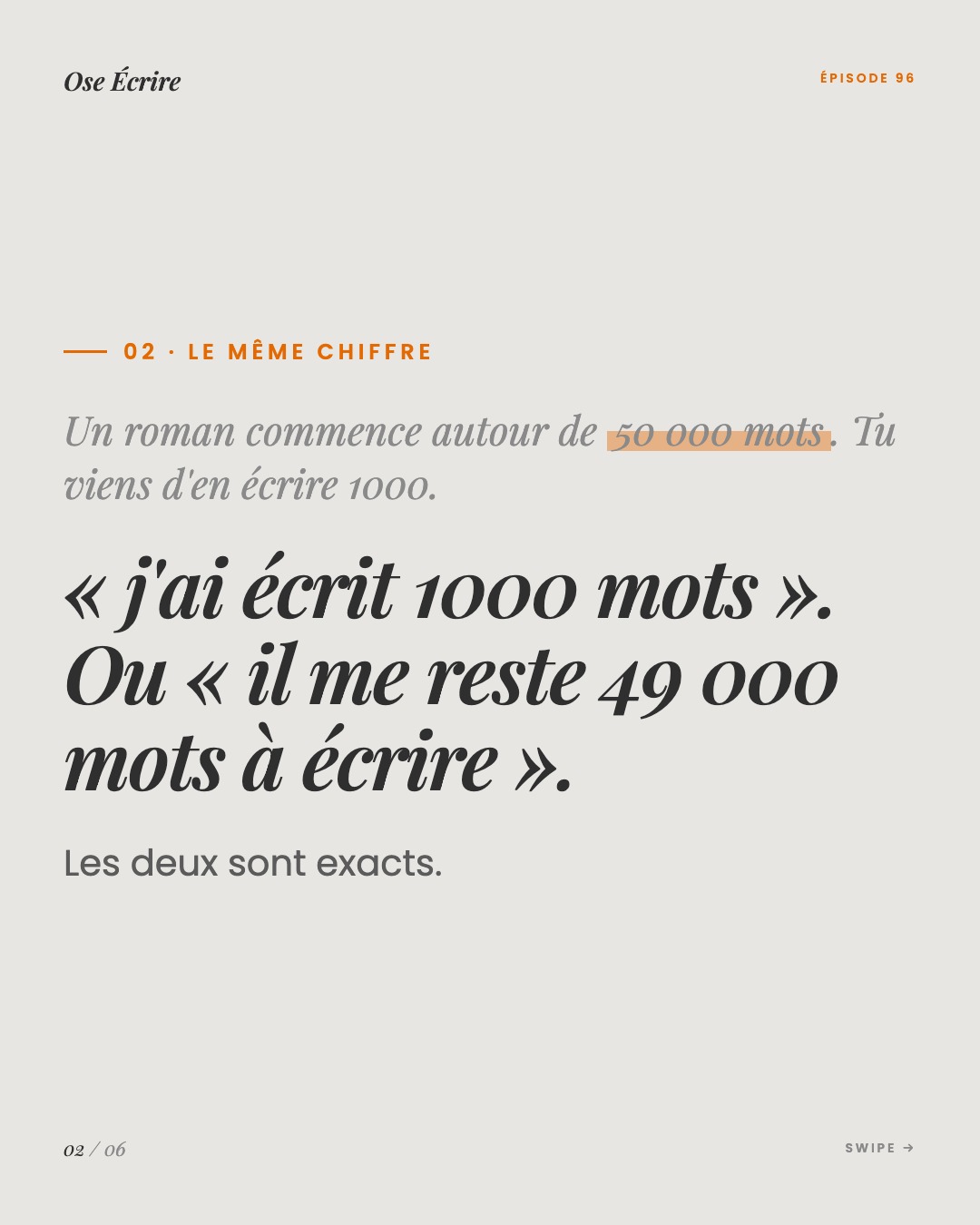 Slide 2 du carousel de l'épisode 96