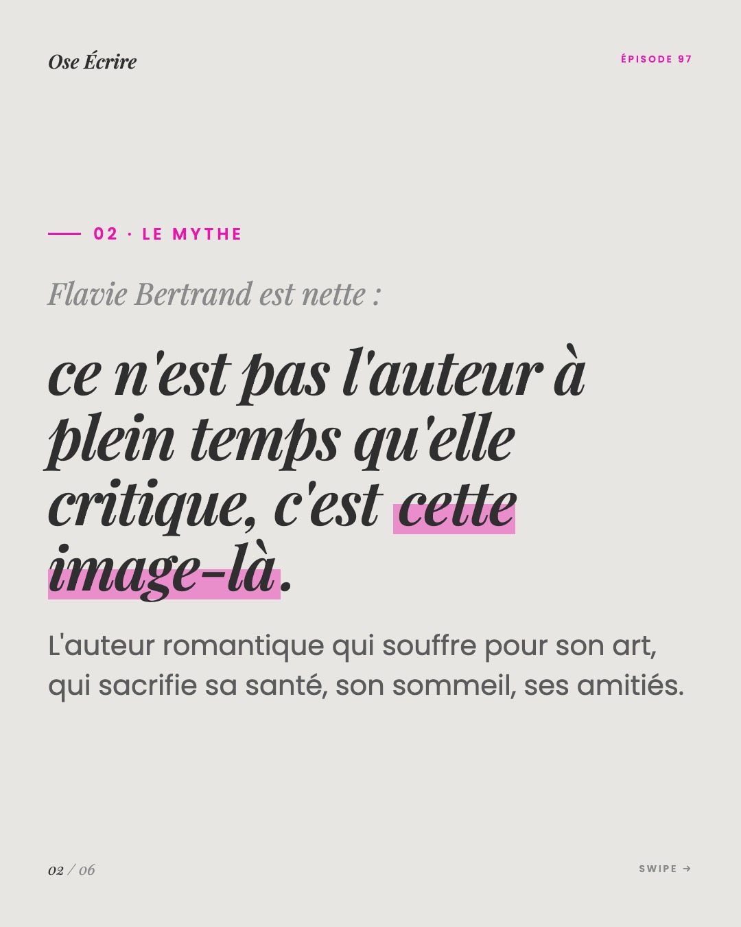 Slide 2 du carousel de l'épisode 97
