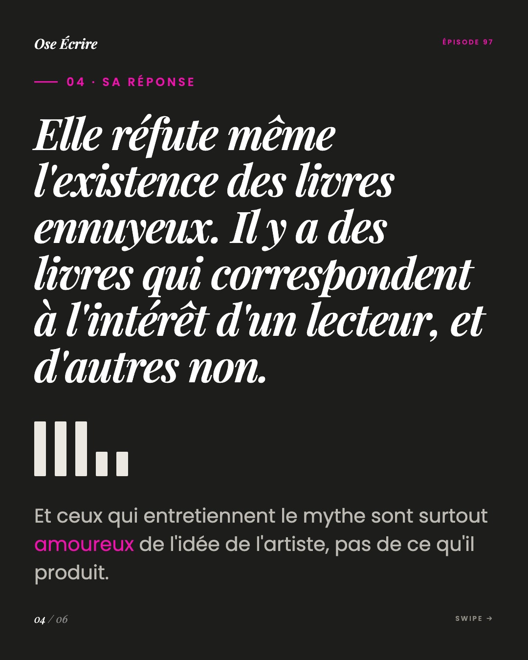 Slide 4 du carousel de l'épisode 97