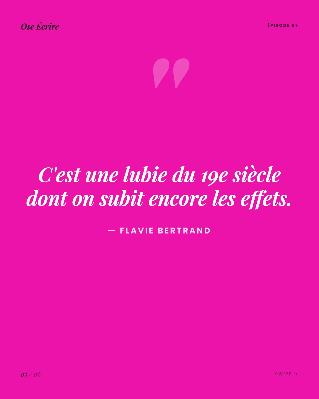 Slide 5 du carousel de l'épisode 97