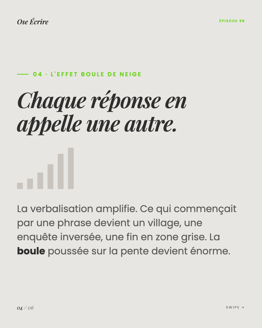 Slide 4 du carousel de l'épisode 98
