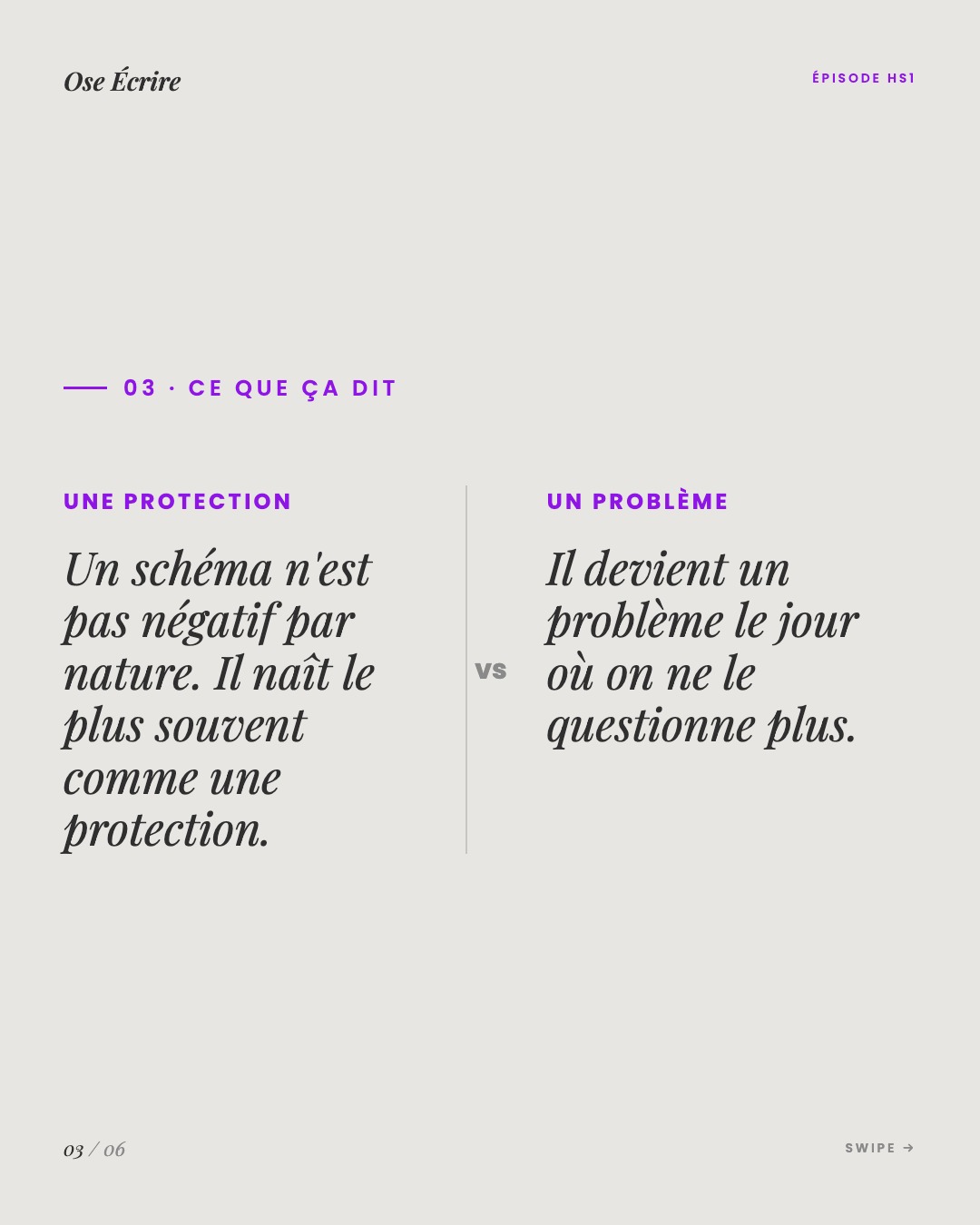 Slide 3 du carousel de l'épisode HS1
