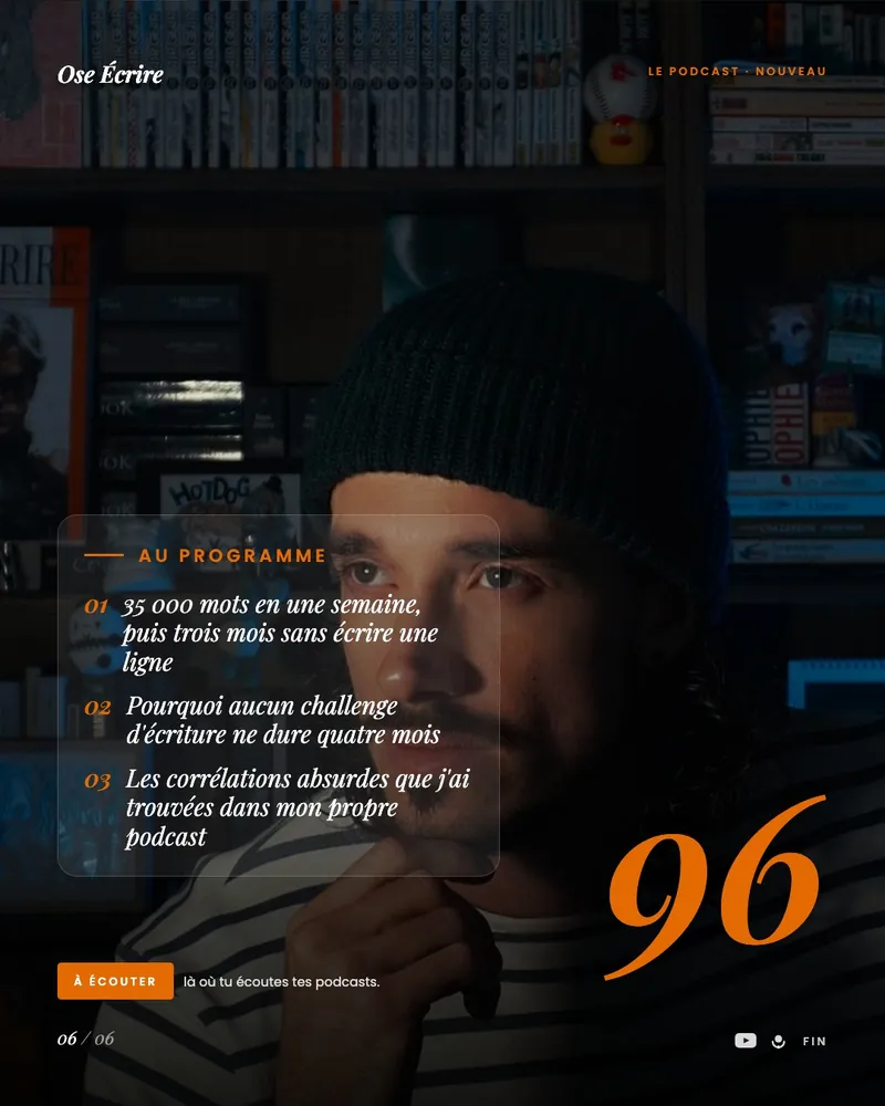Au programme de l'épisode 96